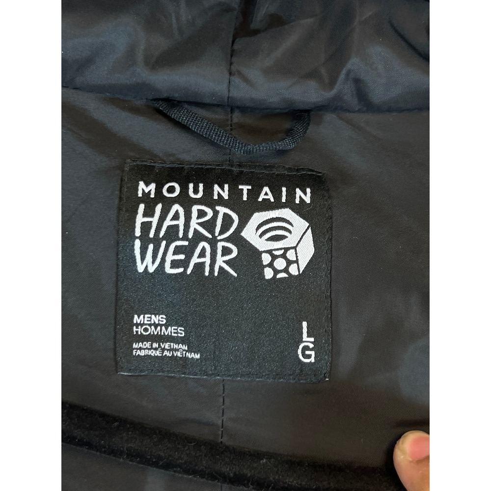 Mountain Hardwear Kor Preshell Anorak Camo Pullover Jacket Green Black Men Large - Picture 5 of 11